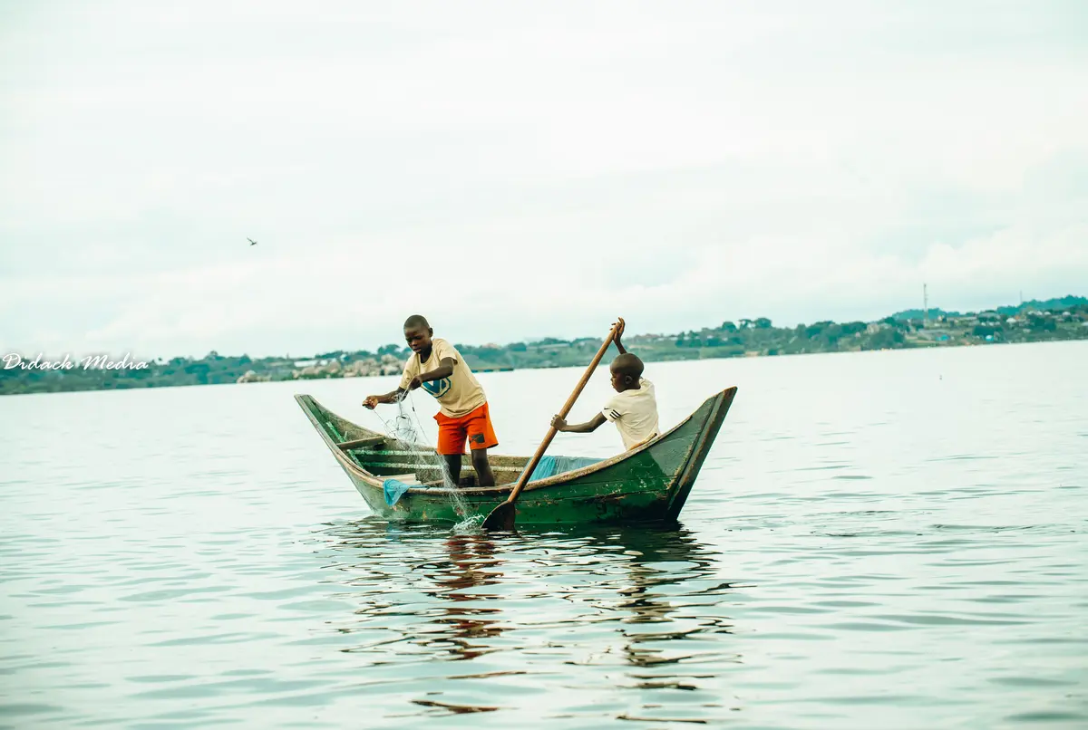 Every evening and on weekends, these children go fishing after school to help support their families