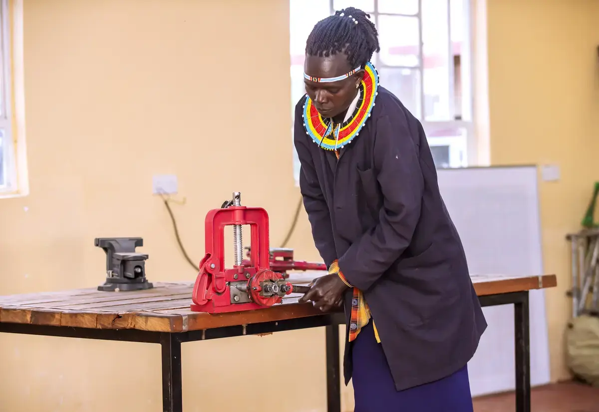 Pokot Women venture into plumbing  work after receiving  sponsorship from Give Back Circle org